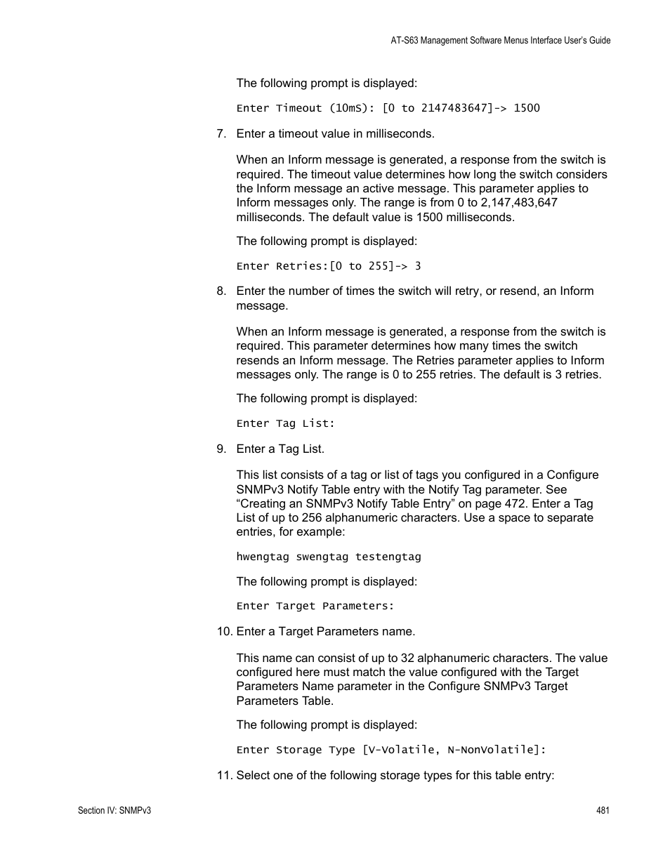 Allied Telesis AT-S63 User Manual | Page 481 / 902