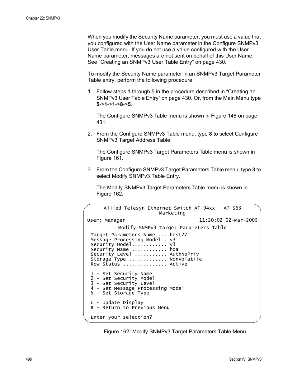 Allied Telesis AT-S63 User Manual | Page 498 / 902