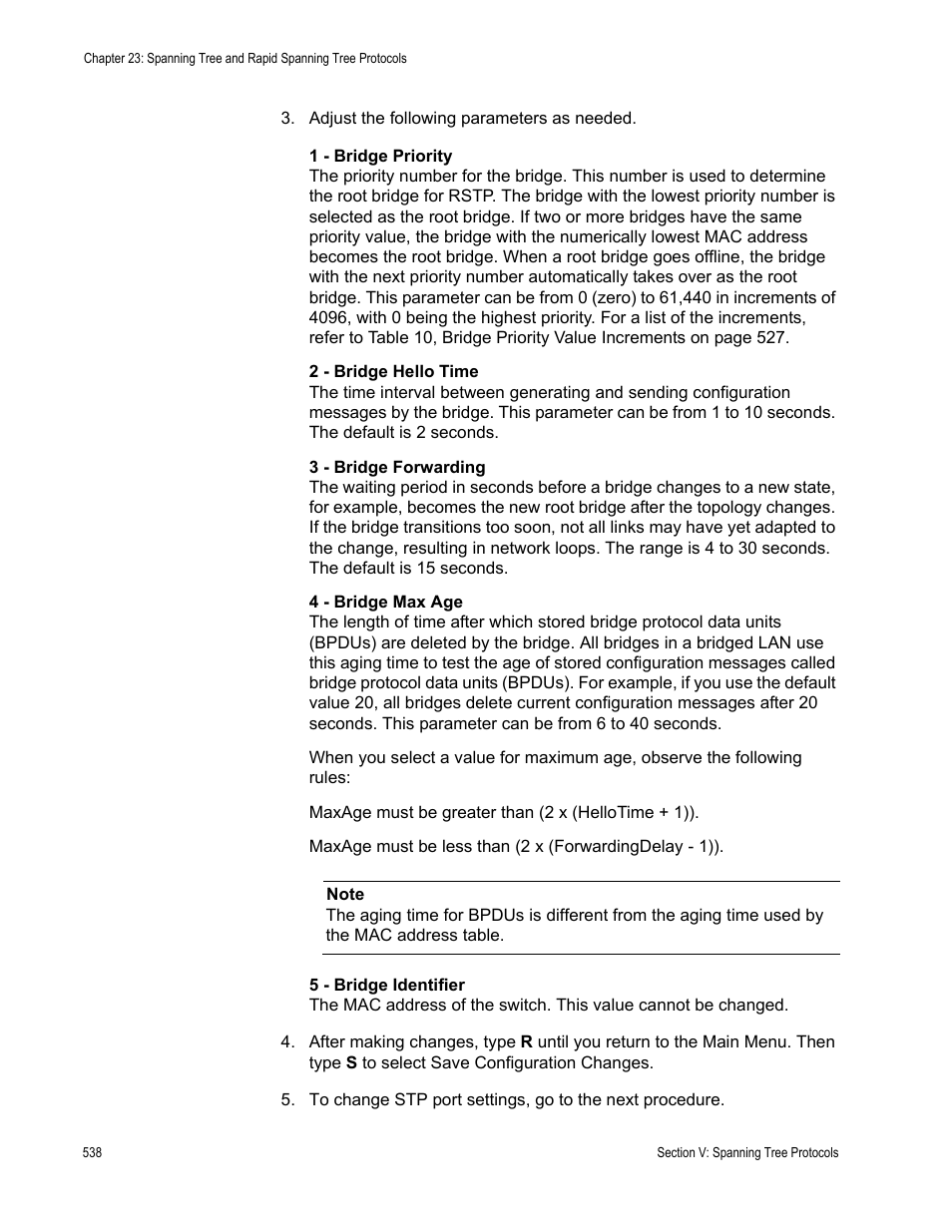 Allied Telesis AT-S63 User Manual | Page 538 / 902