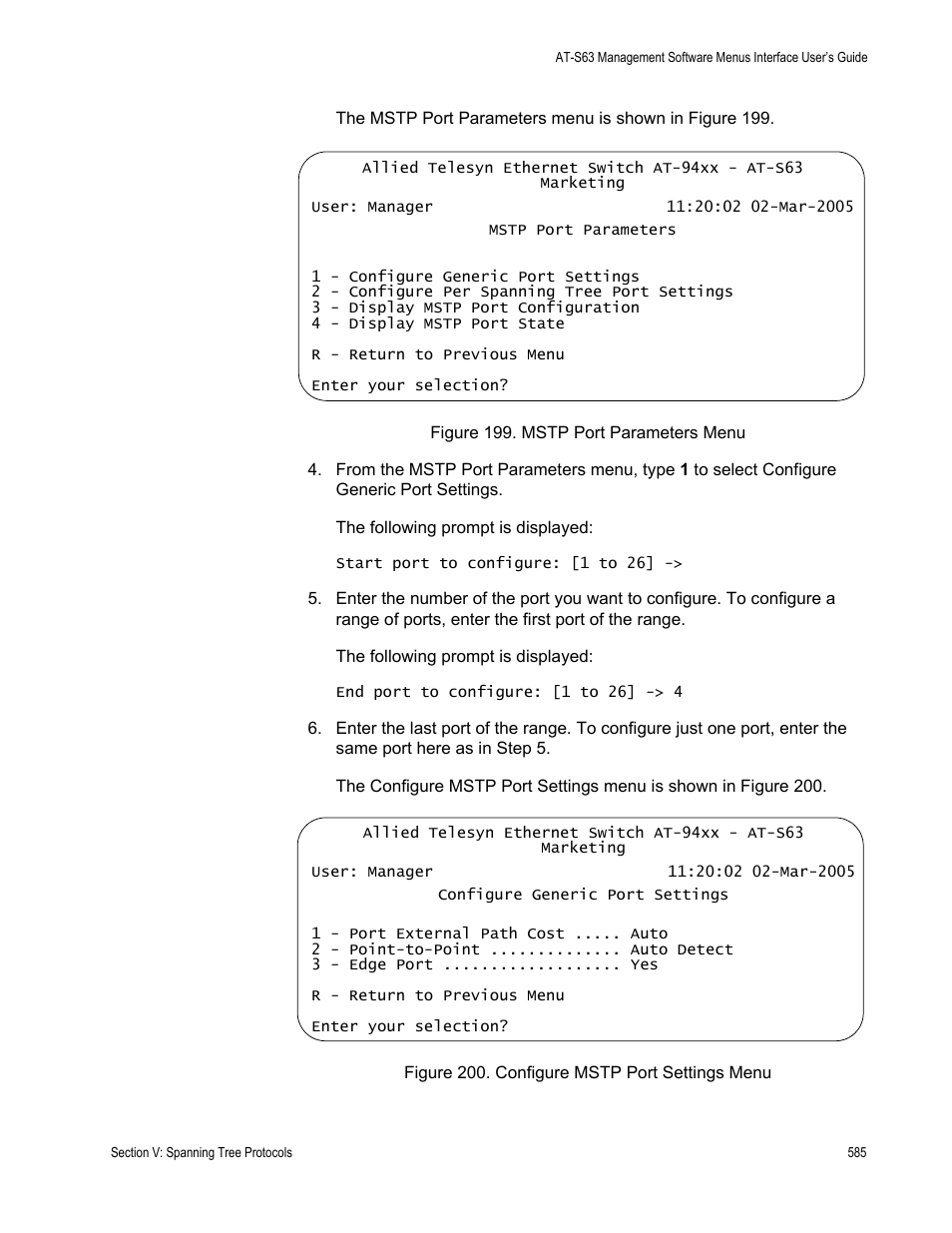 Allied Telesis AT-S63 User Manual | Page 585 / 902