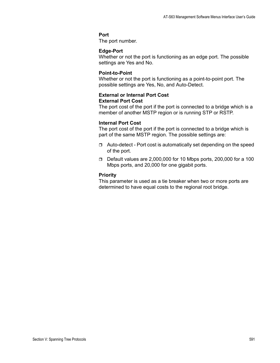 Allied Telesis AT-S63 User Manual | Page 591 / 902