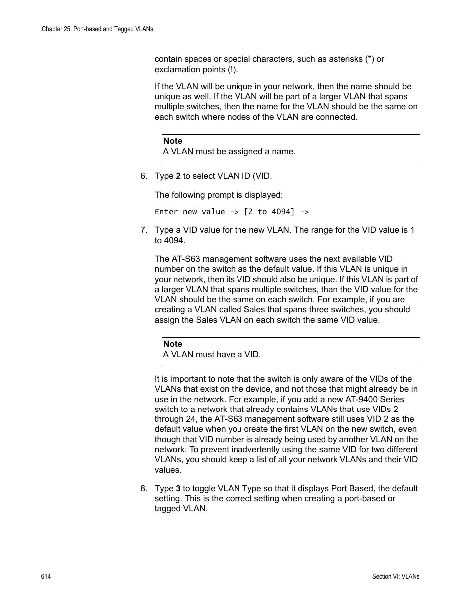 Allied Telesis AT-S63 User Manual | Page 614 / 902