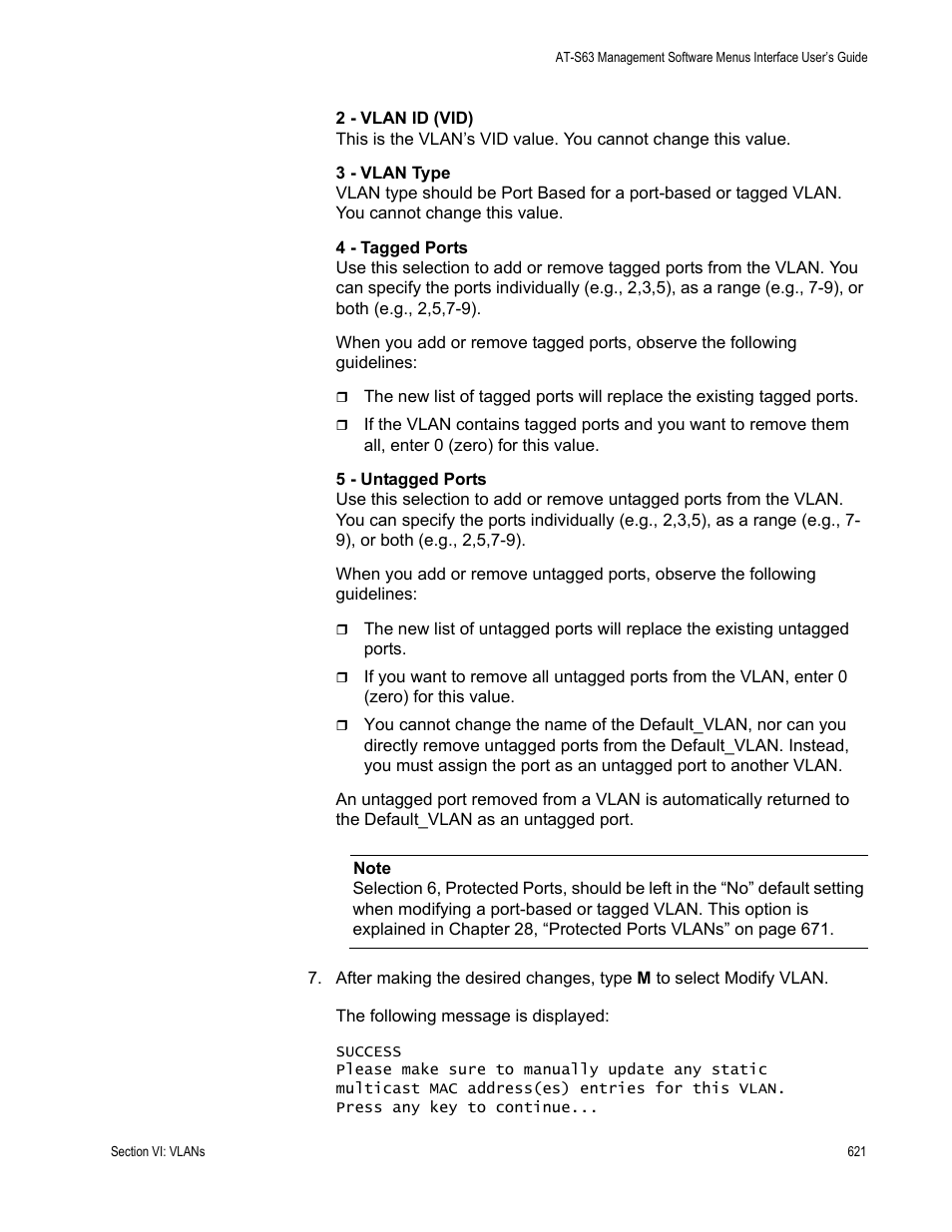 Allied Telesis AT-S63 User Manual | Page 621 / 902