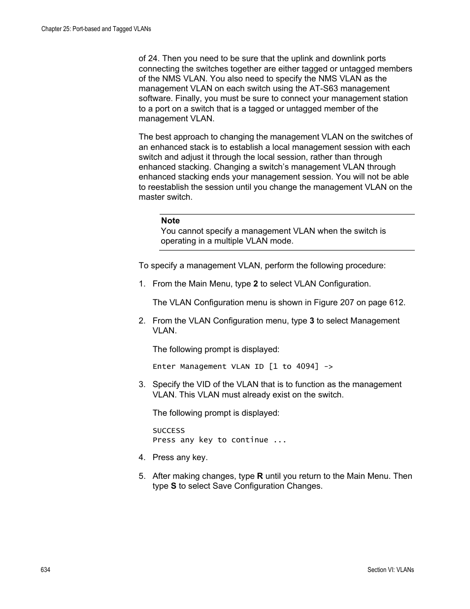 Allied Telesis AT-S63 User Manual | Page 634 / 902