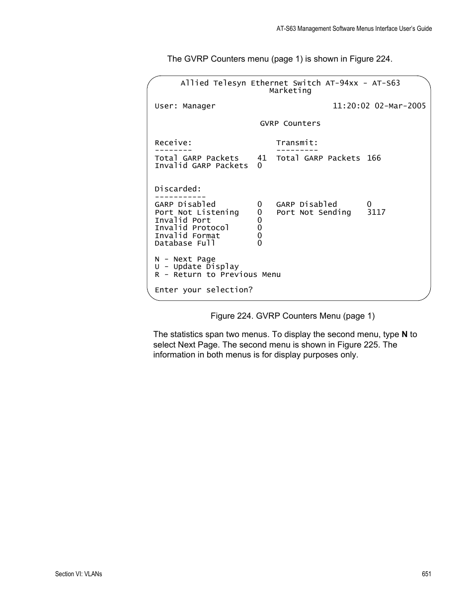 Allied Telesis AT-S63 User Manual | Page 651 / 902