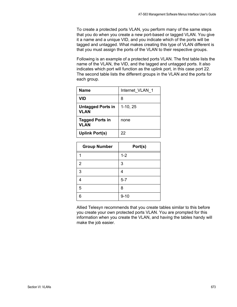 Allied Telesis AT-S63 User Manual | Page 673 / 902