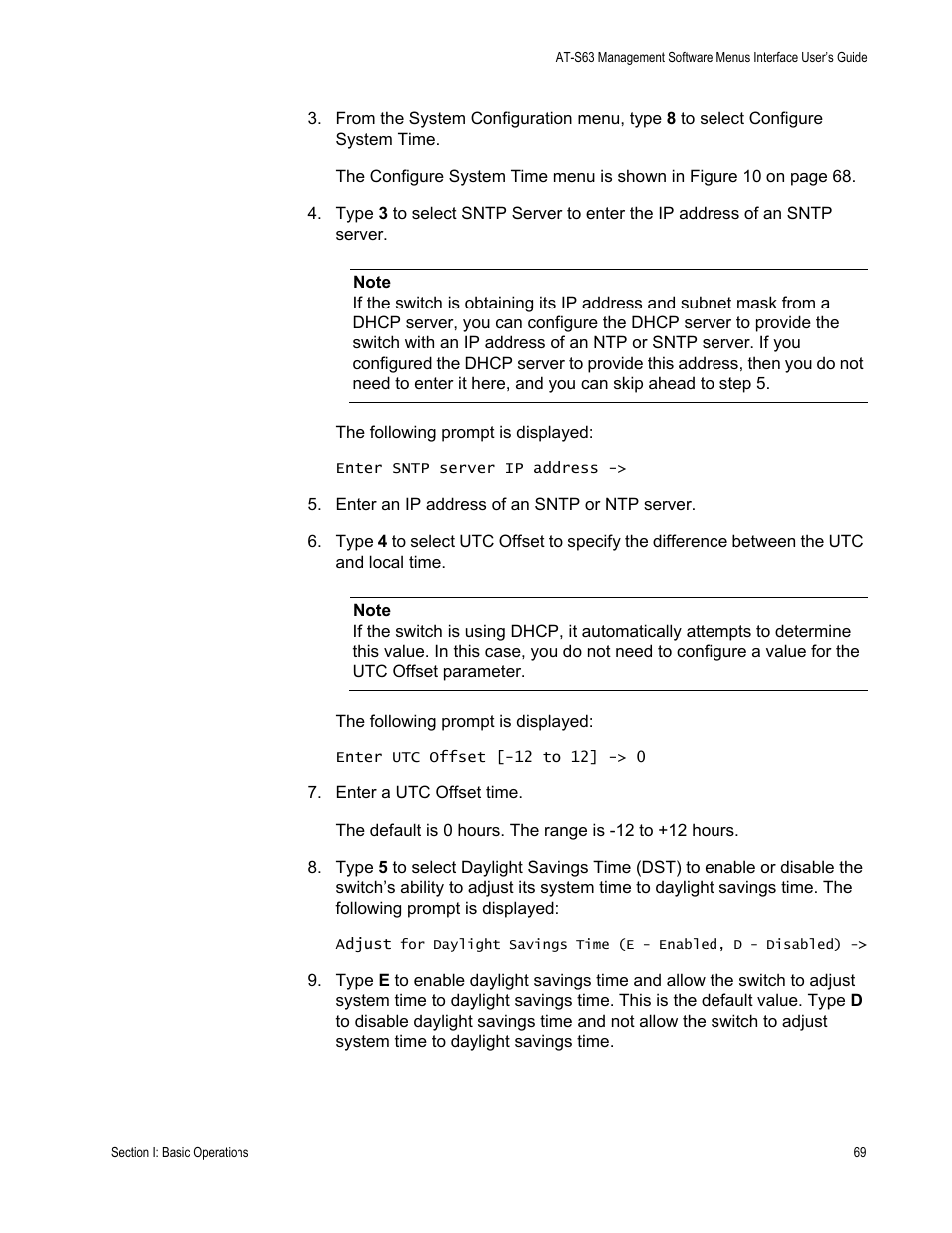 Allied Telesis AT-S63 User Manual | Page 69 / 902