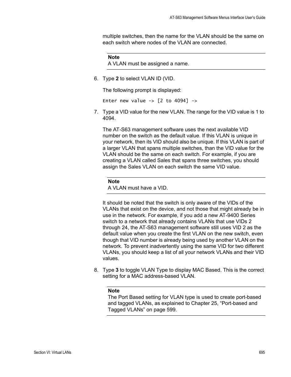 Allied Telesis AT-S63 User Manual | Page 695 / 902