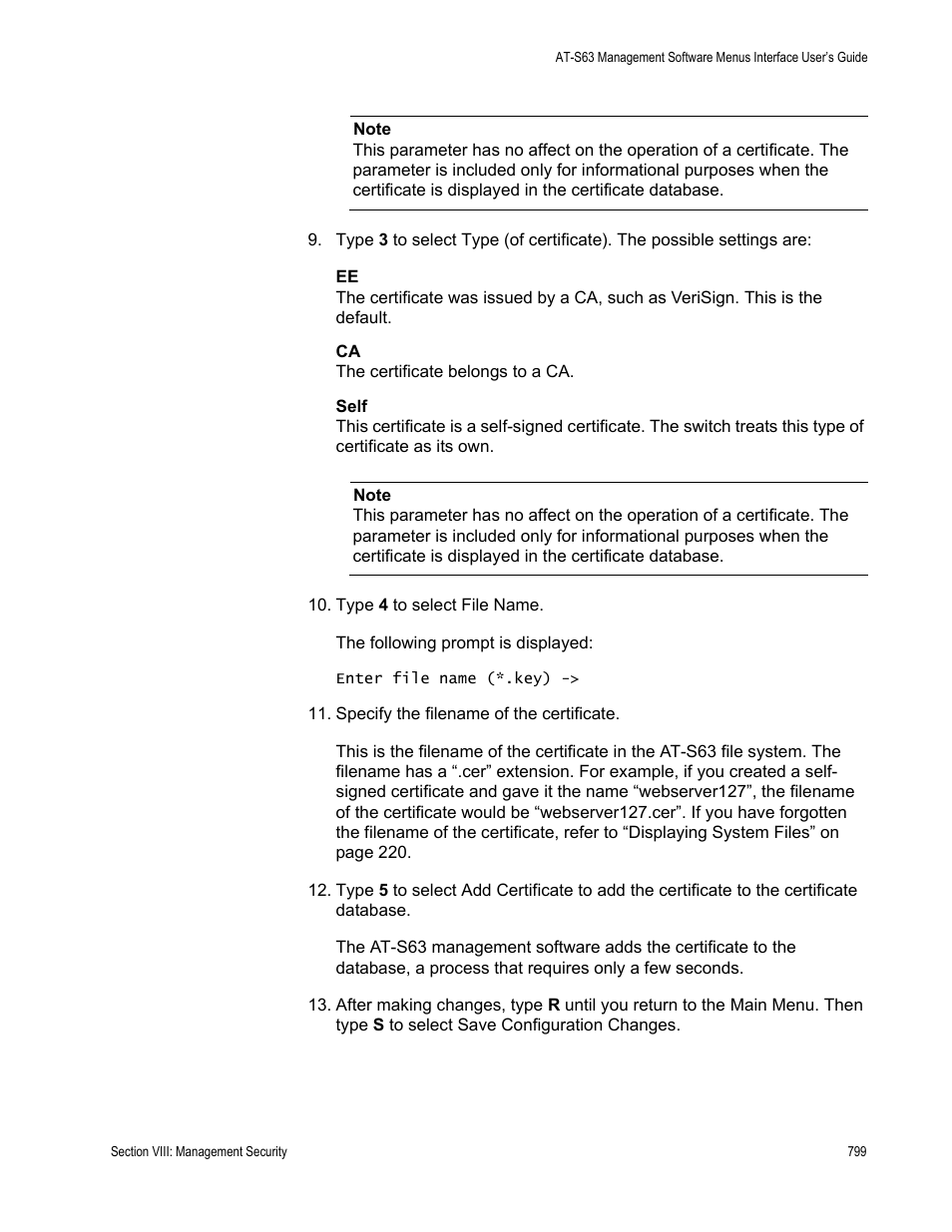 Allied Telesis AT-S63 User Manual | Page 799 / 902