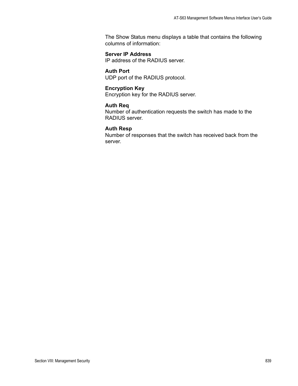 Allied Telesis AT-S63 User Manual | Page 839 / 902