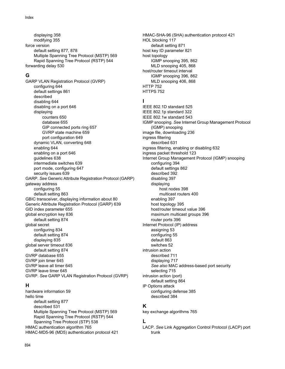 Allied Telesis AT-S63 User Manual | Page 894 / 902