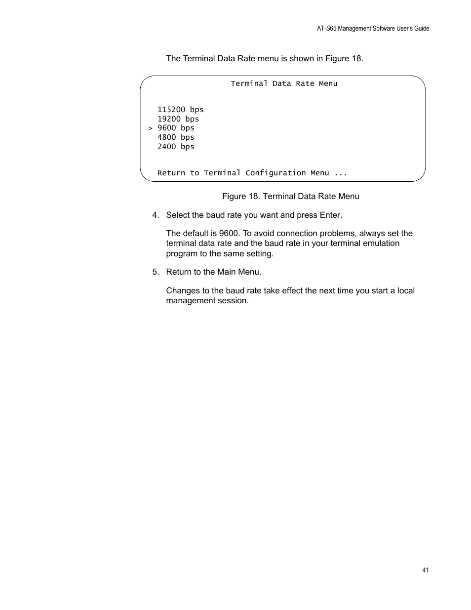 Allied Telesis AT-S65 User Manual | Page 41 / 98
