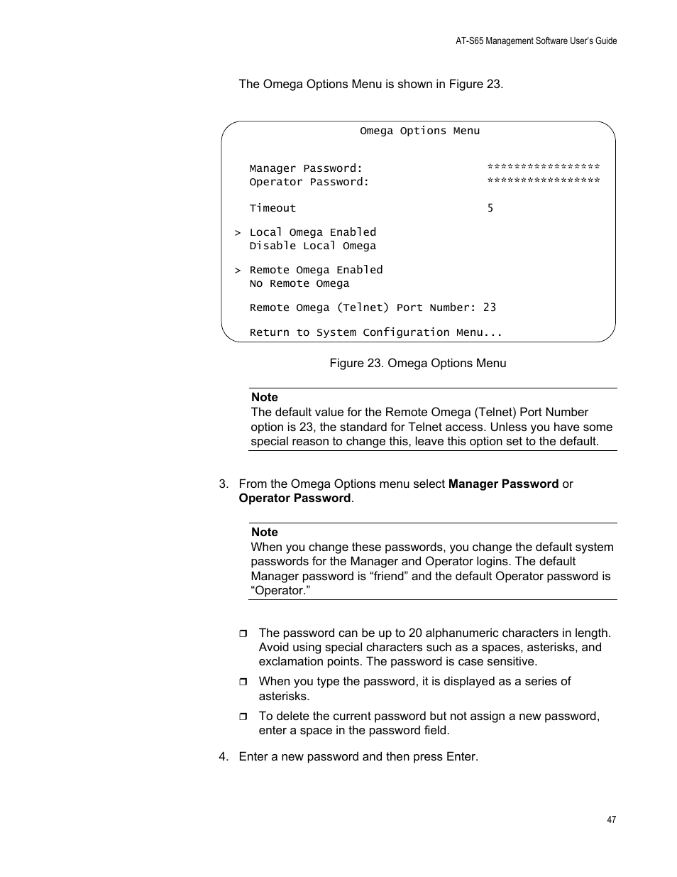 Allied Telesis AT-S65 User Manual | Page 47 / 98