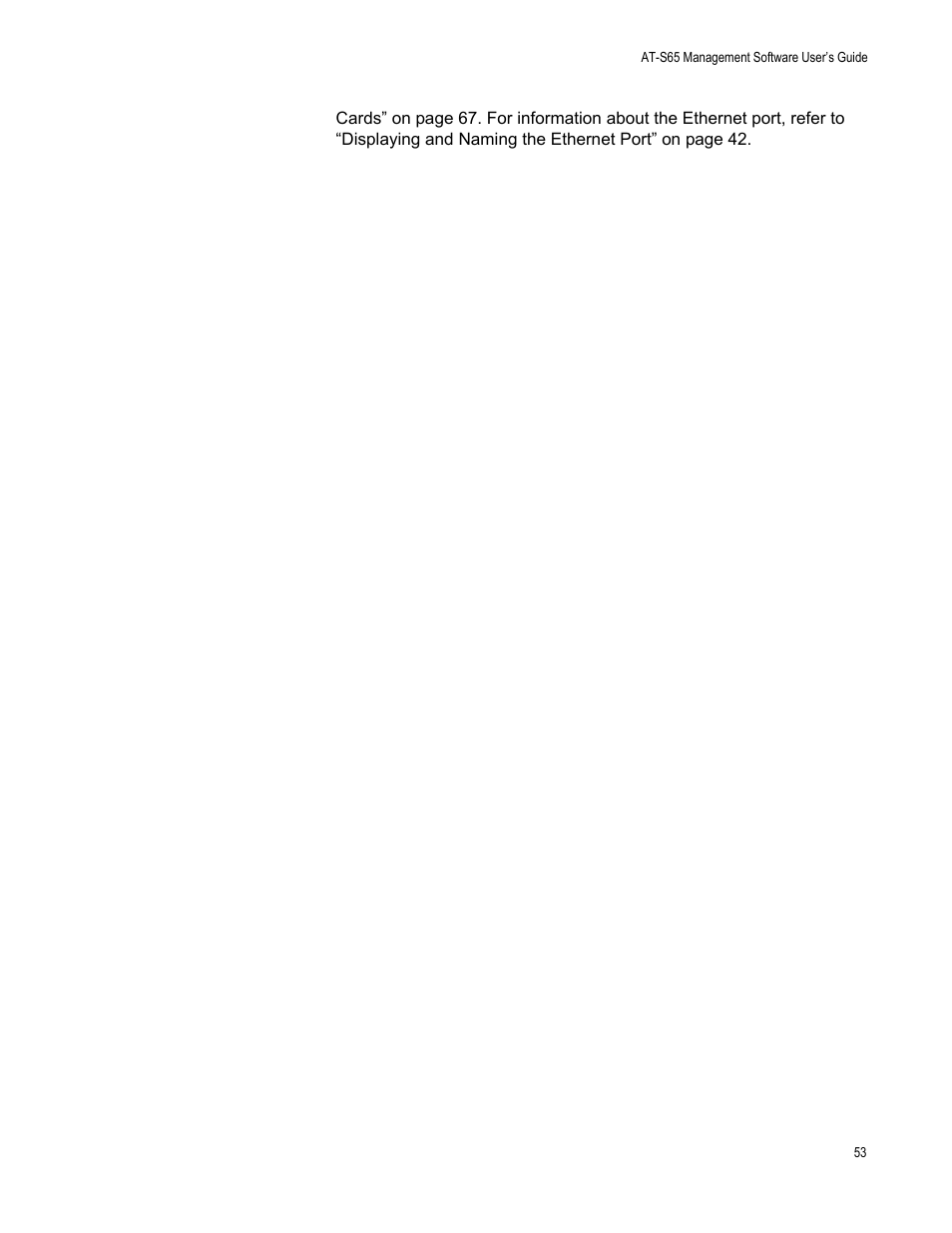 Allied Telesis AT-S65 User Manual | Page 53 / 98