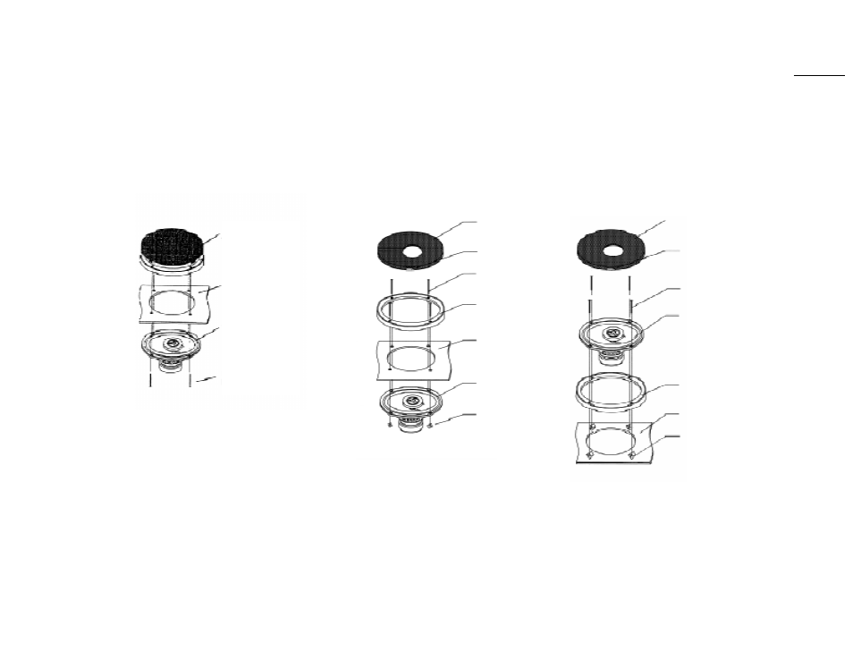 Speaker mounting details | Audiovox Two-Way Speaker User Manual | Page 9 / 10