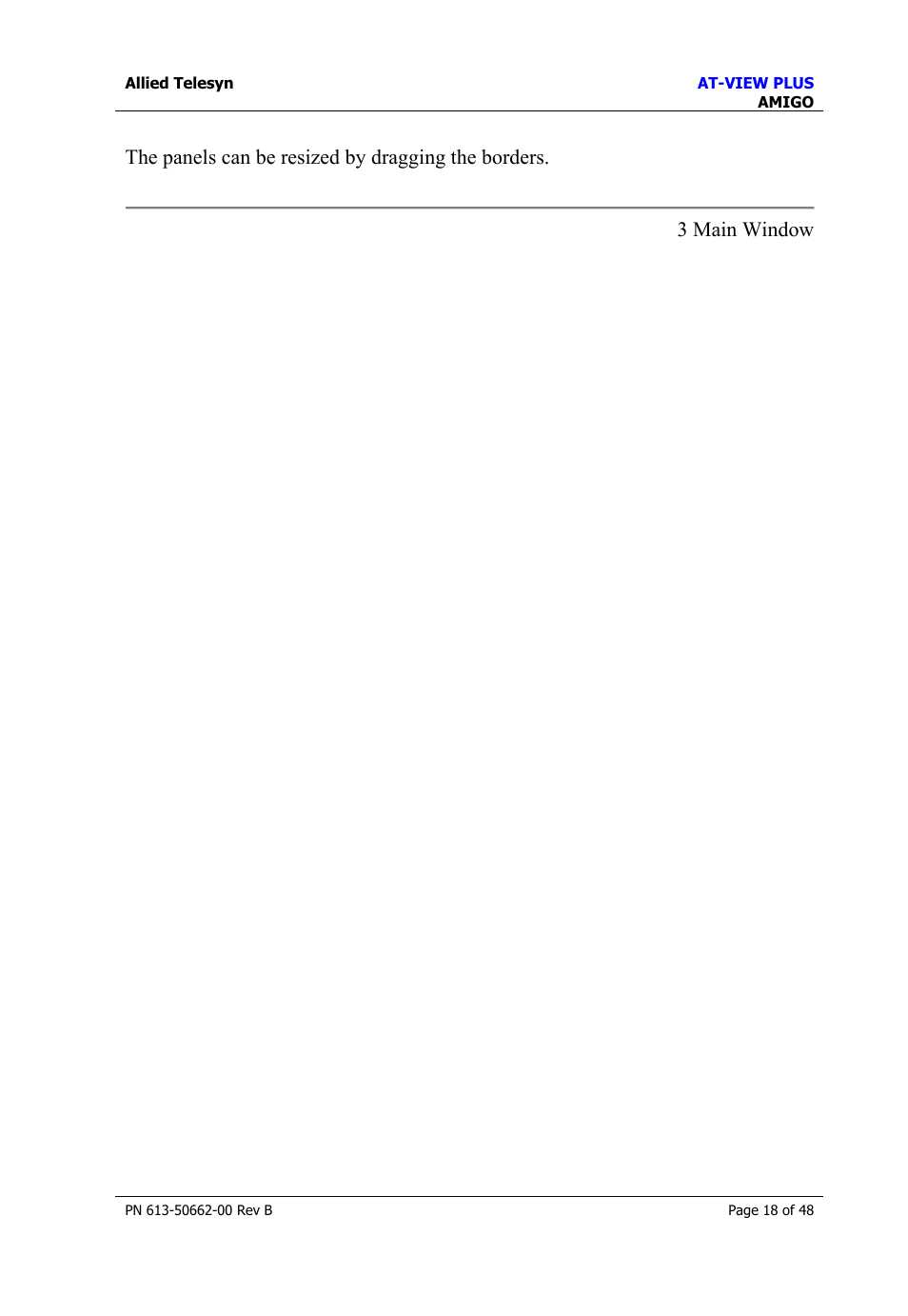 Allied Telesis AT-VIEW PLUS 3.2 AMIGO User Manual | Page 18 / 48