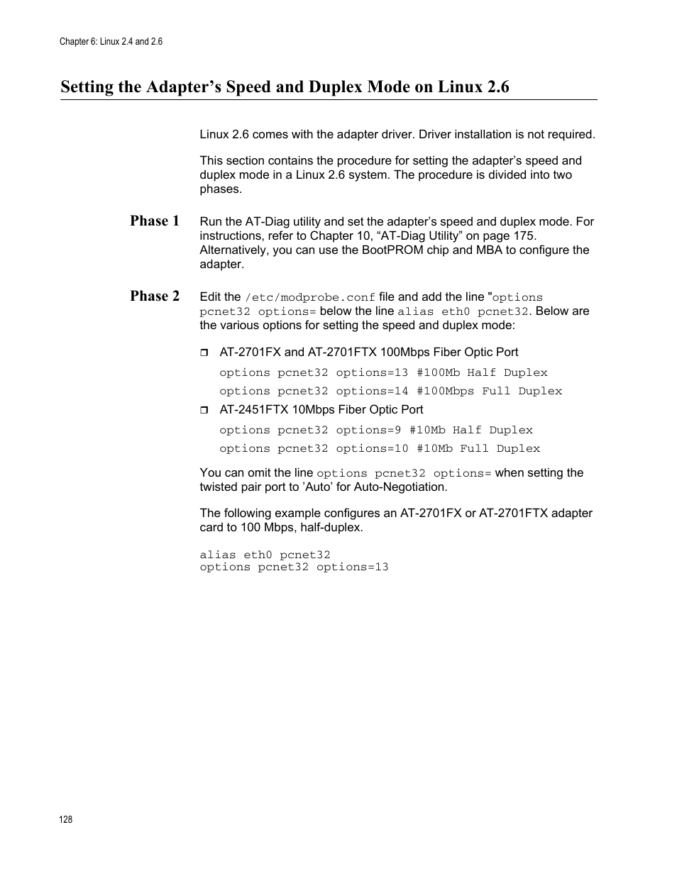 Phase 1, Phase 2, Phase 1 phase 2 | Allied Telesis AT-2746FX User Manual | Page 128 / 238