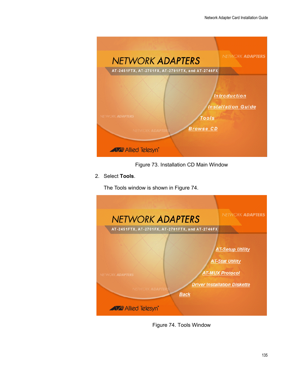 In figure 73. if th | Allied Telesis AT-2746FX User Manual | Page 135 / 238