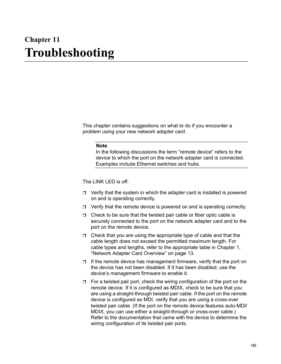 Chapter 11, Troubleshooting | Allied Telesis AT-2746FX User Manual | Page 189 / 238