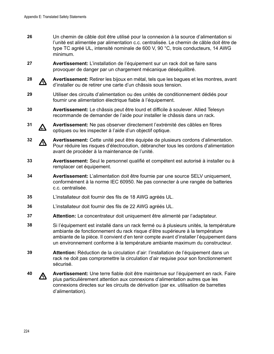 Allied Telesis AT-2746FX User Manual | Page 224 / 238