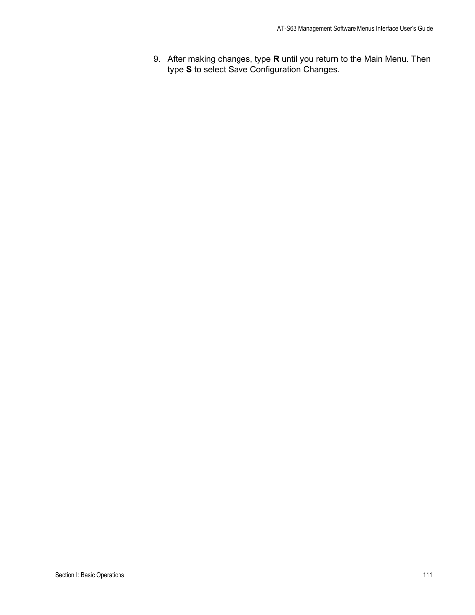Allied Telesis AT-S63 User Manual | Page 111 / 822