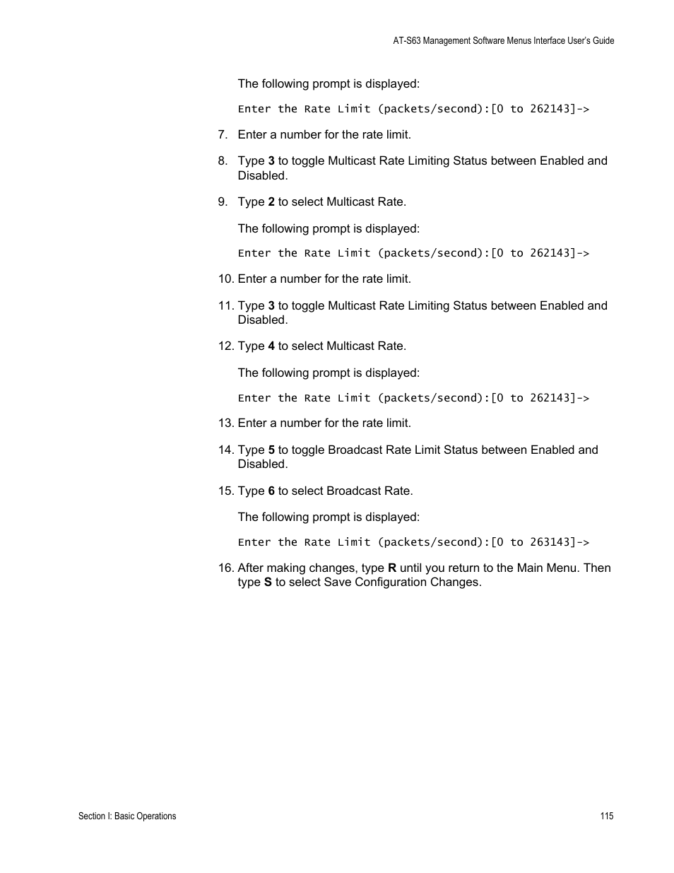 Allied Telesis AT-S63 User Manual | Page 115 / 822