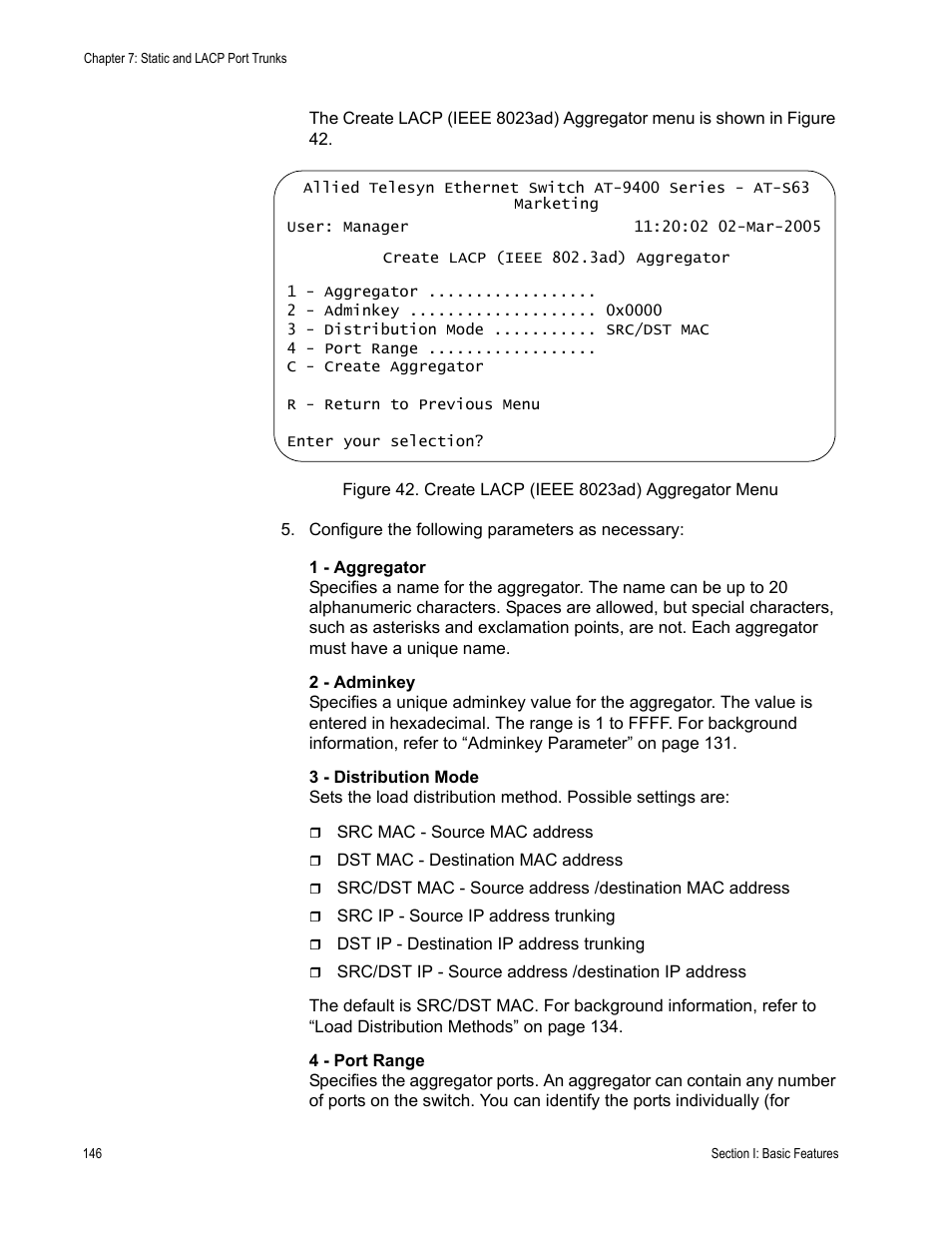 Allied Telesis AT-S63 User Manual | Page 146 / 822