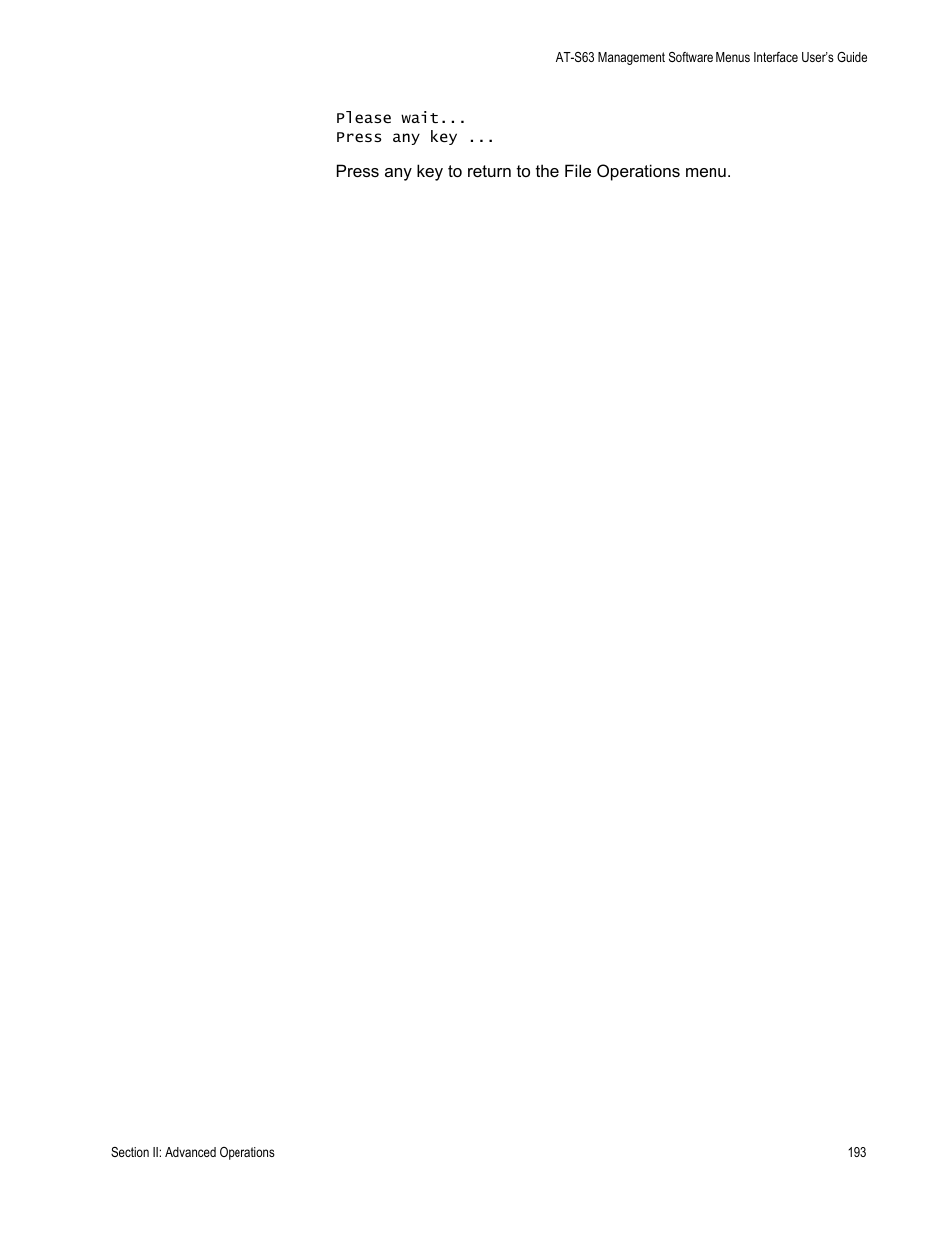 Allied Telesis AT-S63 User Manual | Page 193 / 822