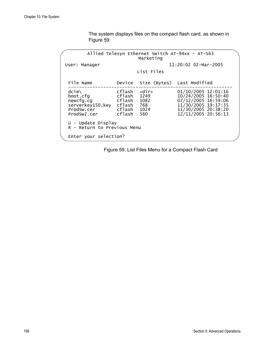 Allied Telesis AT-S63 User Manual | Page 198 / 822