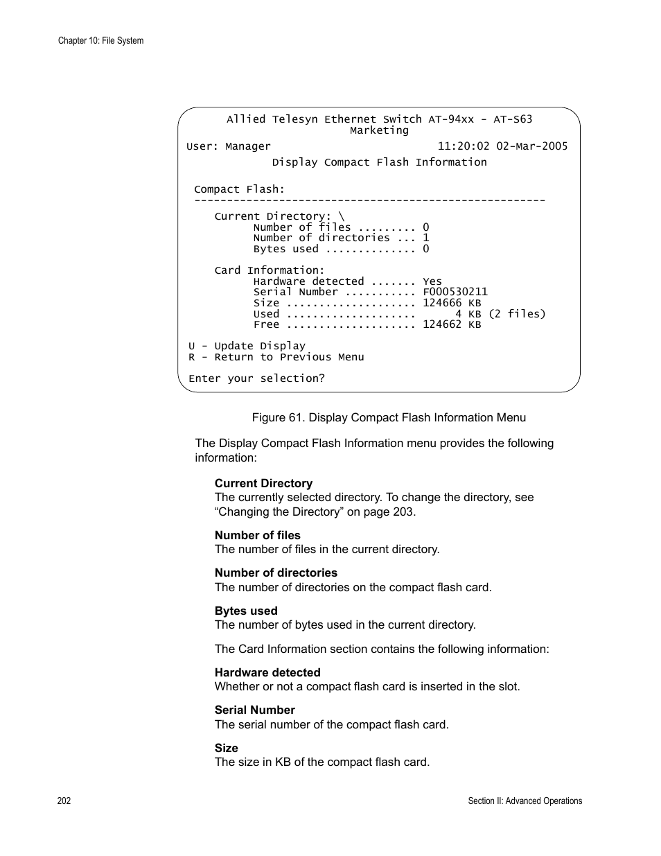 Figure 61 | Allied Telesis AT-S63 User Manual | Page 202 / 822