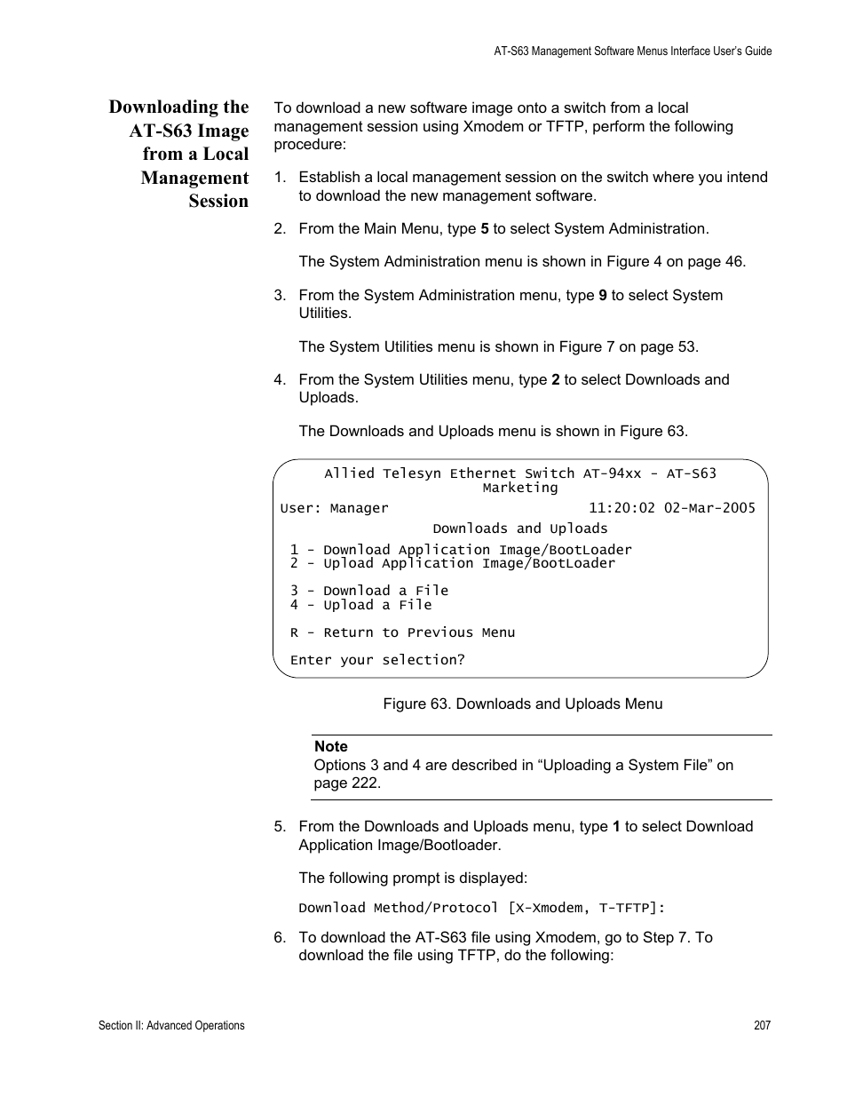 Allied Telesis AT-S63 User Manual | Page 207 / 822