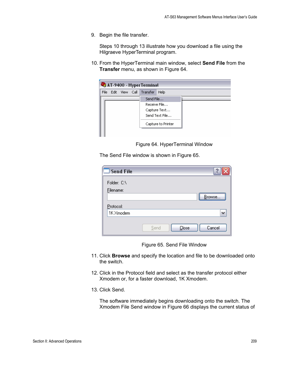 Allied Telesis AT-S63 User Manual | Page 209 / 822