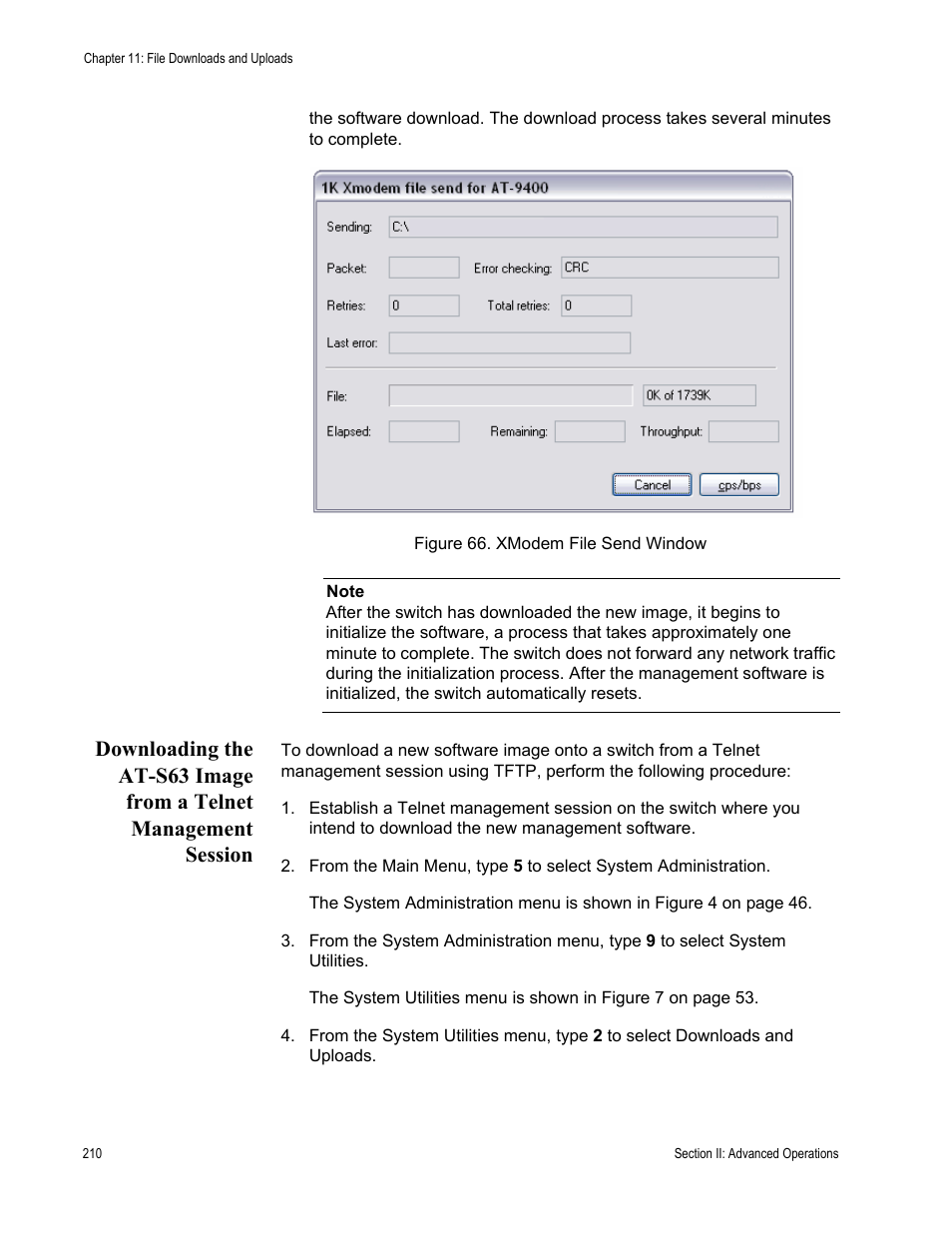 Allied Telesis AT-S63 User Manual | Page 210 / 822