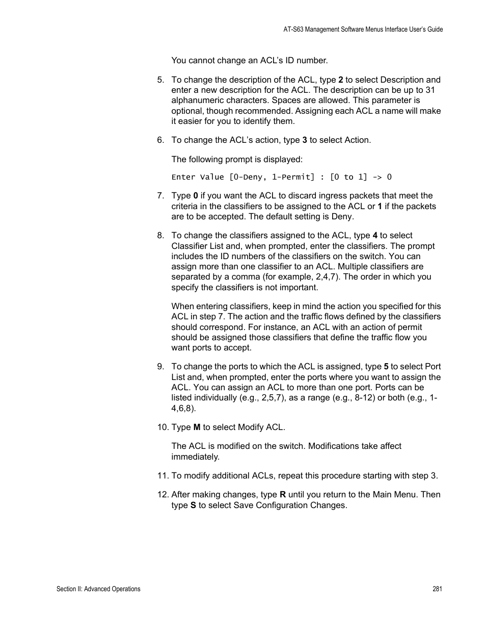 Allied Telesis AT-S63 User Manual | Page 281 / 822
