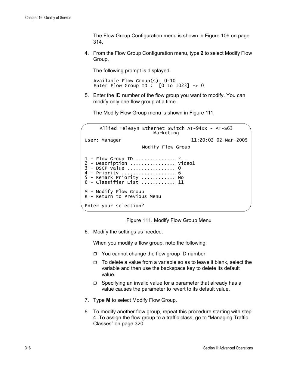 Allied Telesis AT-S63 User Manual | Page 316 / 822