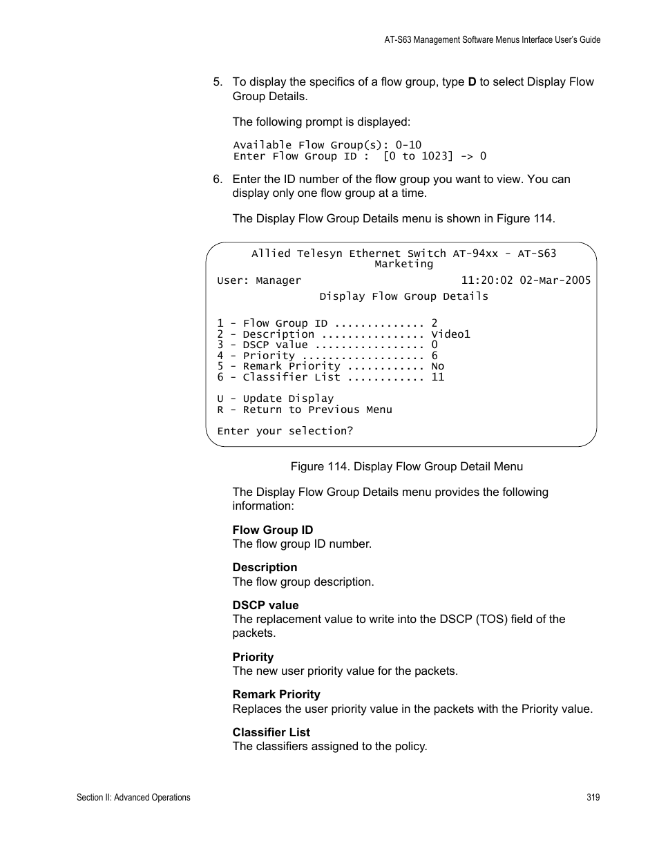 Allied Telesis AT-S63 User Manual | Page 319 / 822