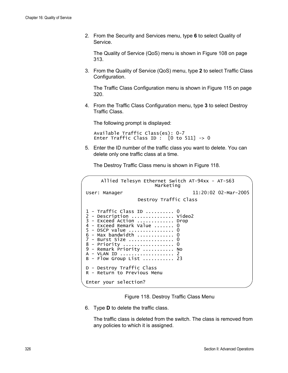 Allied Telesis AT-S63 User Manual | Page 326 / 822