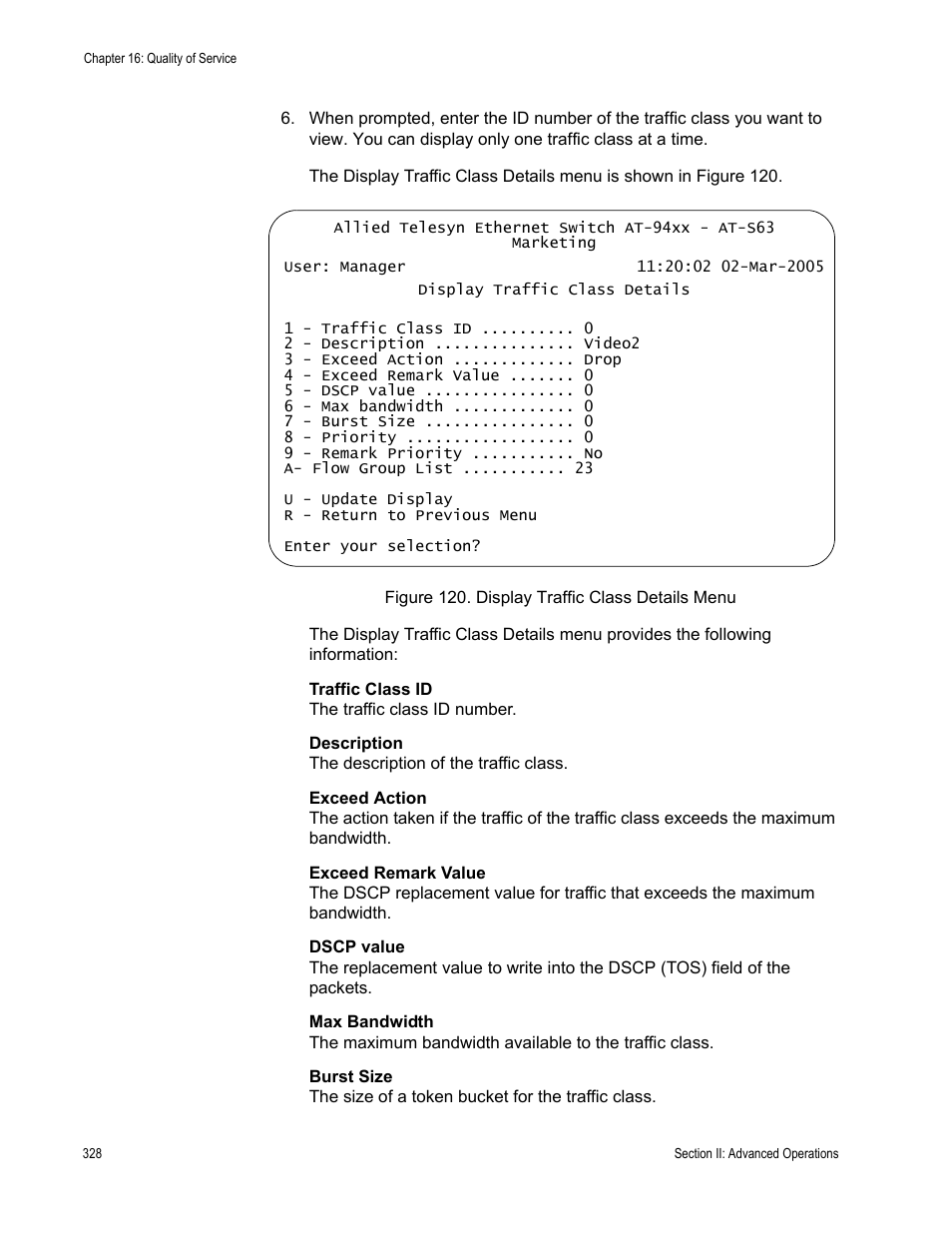 Allied Telesis AT-S63 User Manual | Page 328 / 822