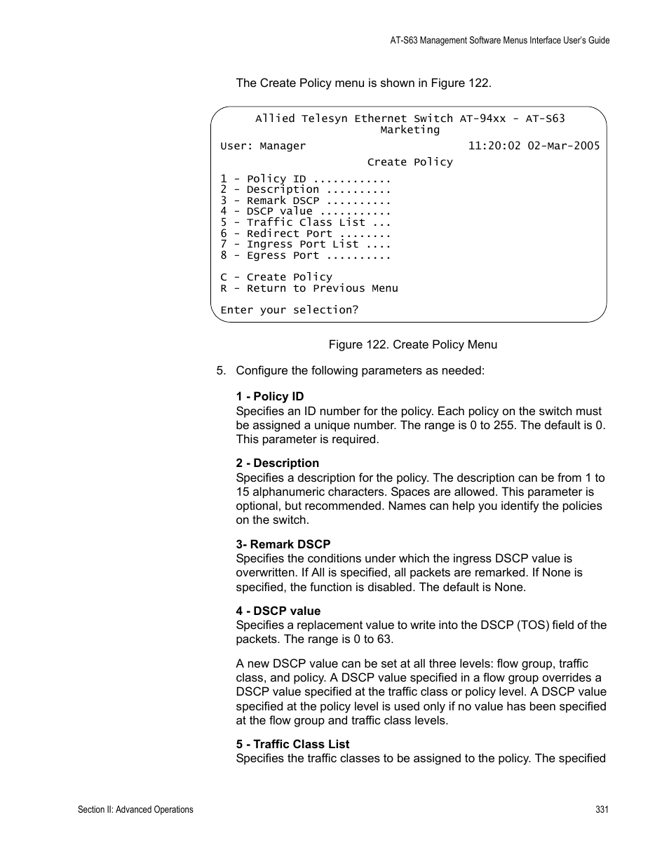 Allied Telesis AT-S63 User Manual | Page 331 / 822