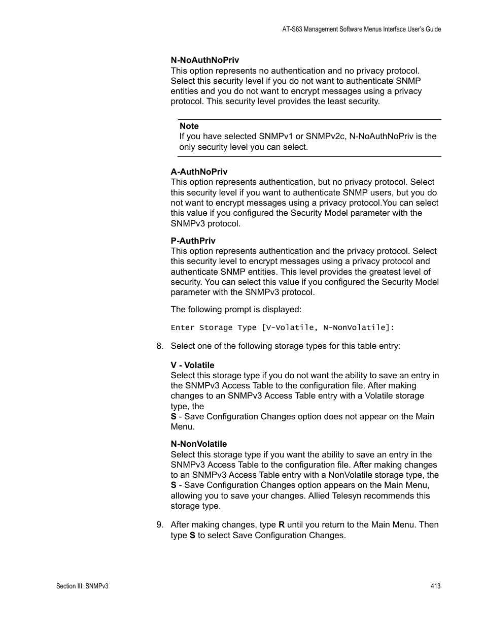 Allied Telesis AT-S63 User Manual | Page 413 / 822