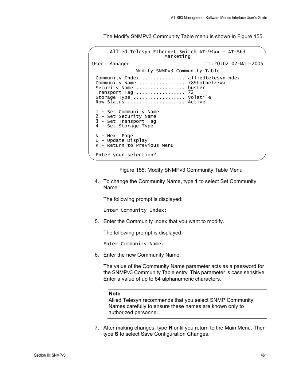 Allied Telesis AT-S63 User Manual | Page 461 / 822