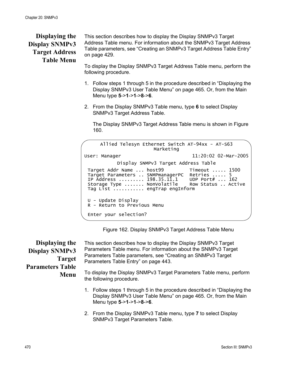 Allied Telesis AT-S63 User Manual | Page 470 / 822