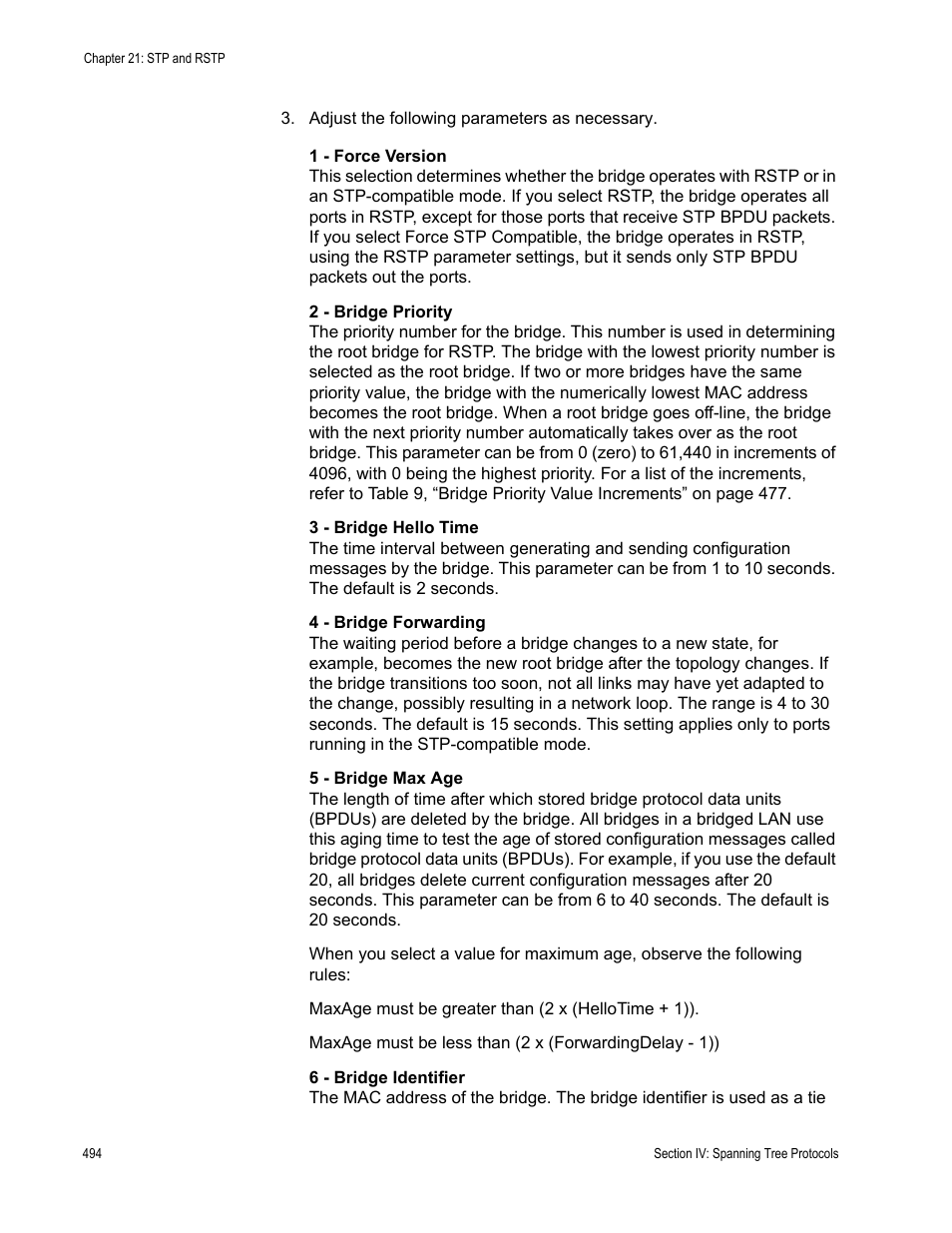 Allied Telesis AT-S63 User Manual | Page 494 / 822