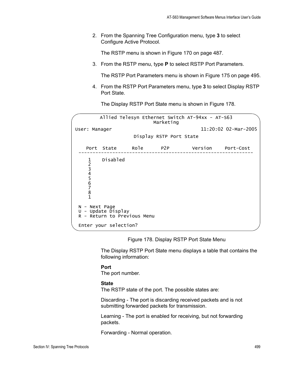 Allied Telesis AT-S63 User Manual | Page 499 / 822