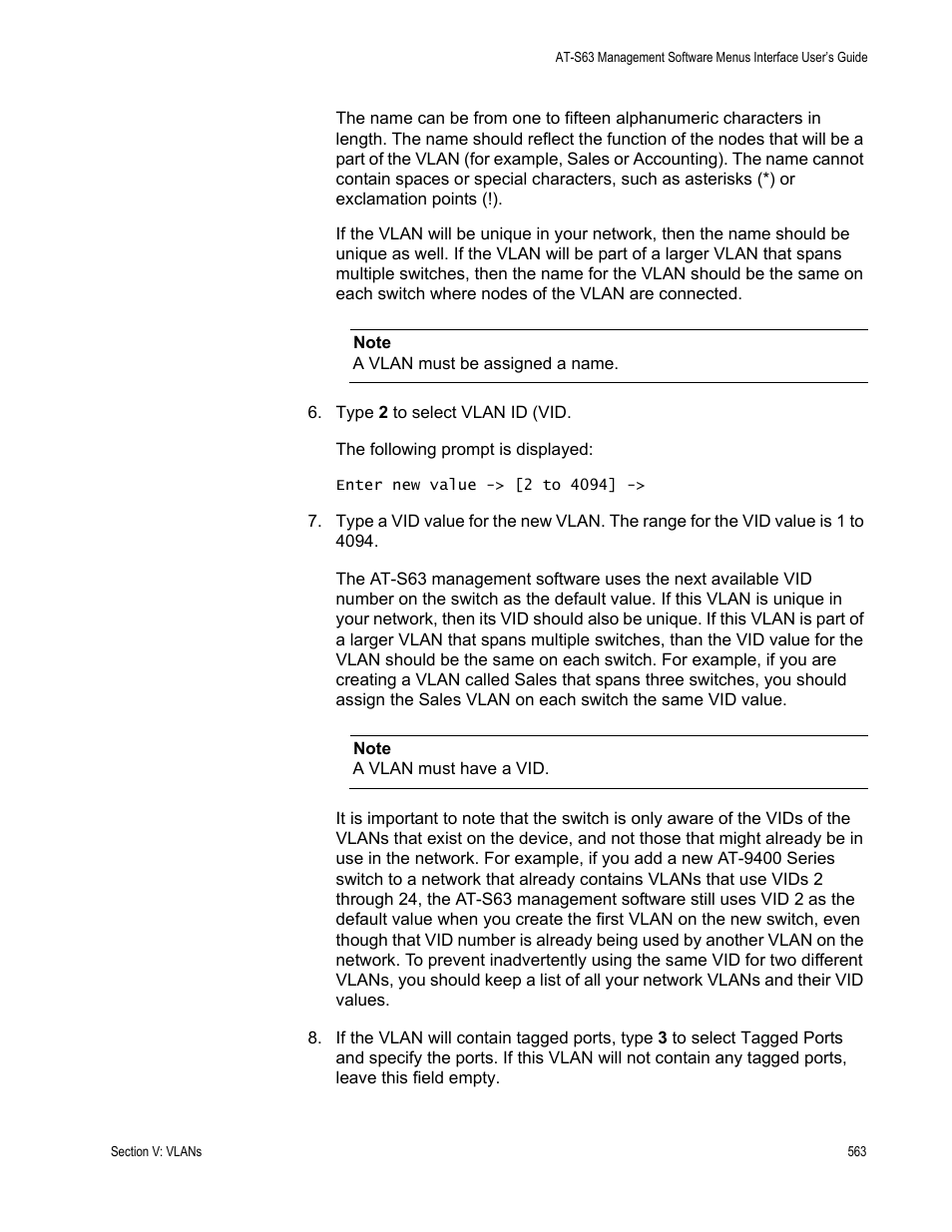 Allied Telesis AT-S63 User Manual | Page 563 / 822