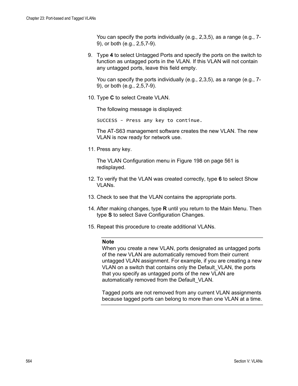 Allied Telesis AT-S63 User Manual | Page 564 / 822