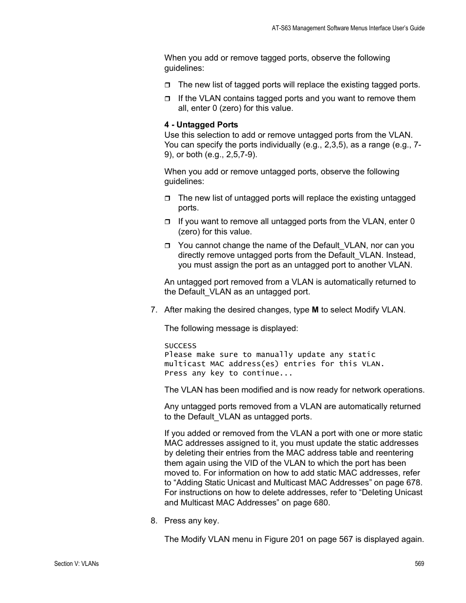 Allied Telesis AT-S63 User Manual | Page 569 / 822