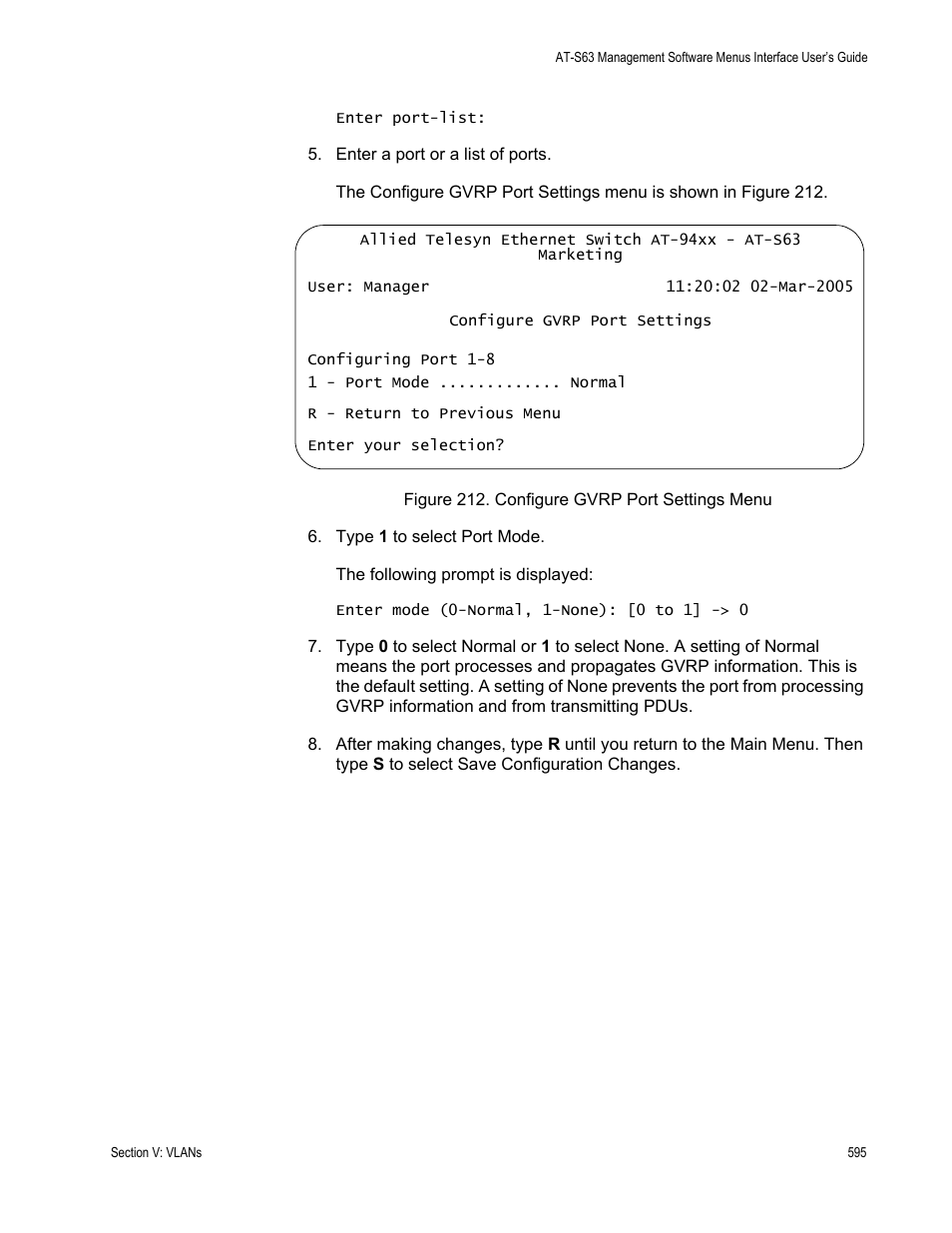 Allied Telesis AT-S63 User Manual | Page 595 / 822