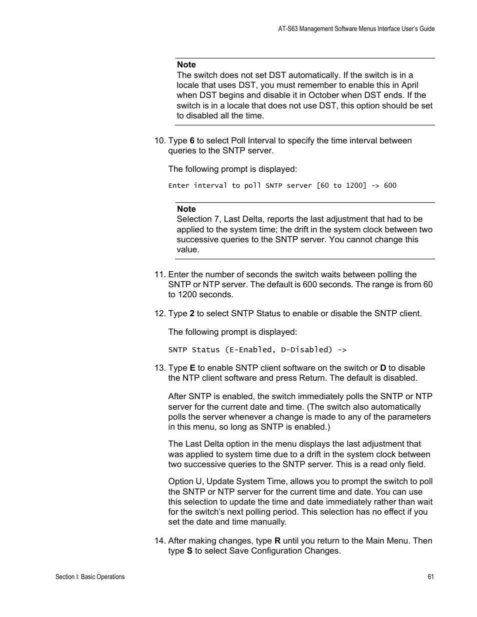 Allied Telesis AT-S63 User Manual | Page 61 / 822