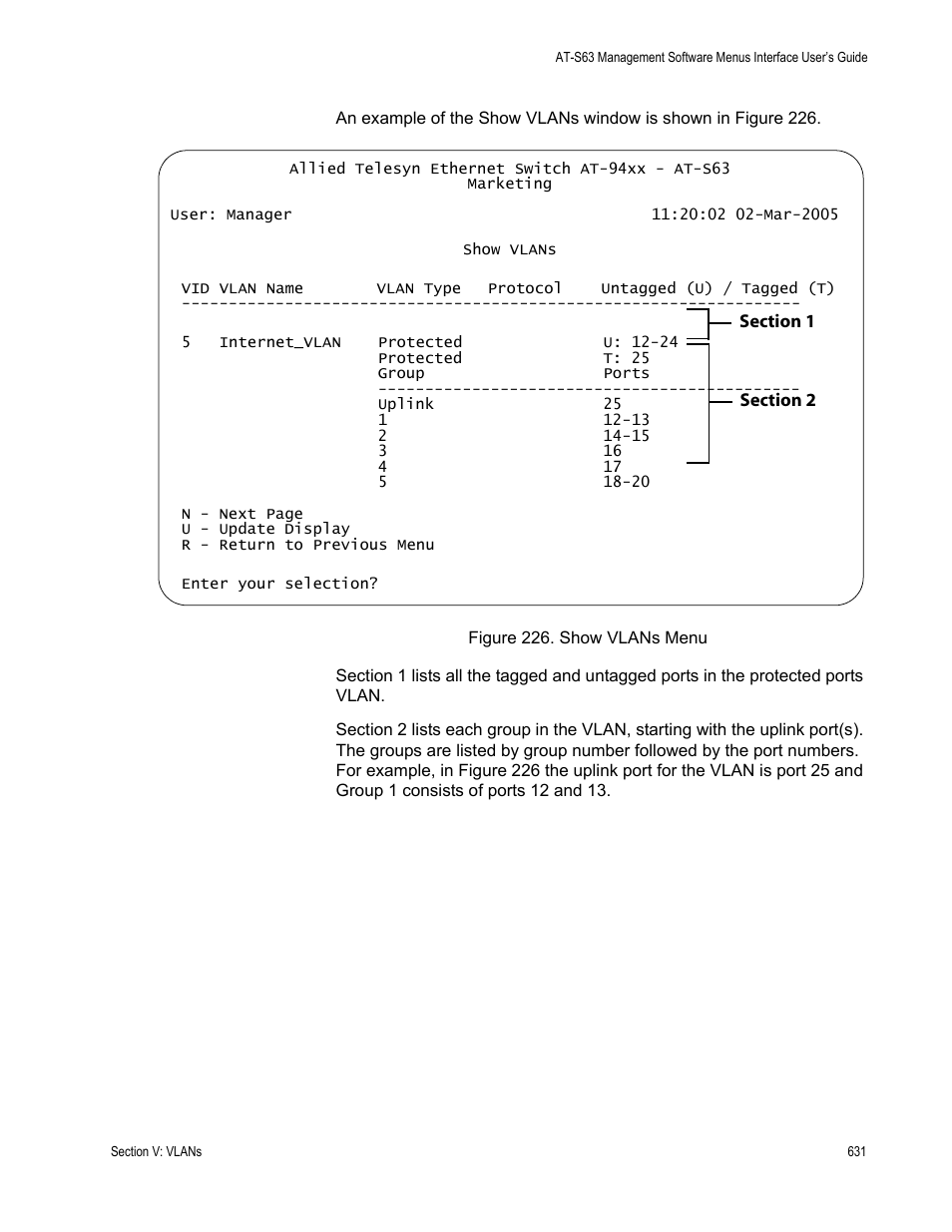 Allied Telesis AT-S63 User Manual | Page 631 / 822
